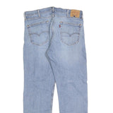 LEVI'S 505 Mens Jeans Blue Regular Straight Denim Medium W38 L32 Classic Fit Zip