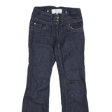 DEPT Womens Jeans Blue Regular Bootcut Denim Raw W26 L30 Stylish Comfort Fit