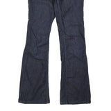 DEPT Womens Jeans Blue Regular Bootcut Denim Raw W26 L30 Stylish Comfort Fit