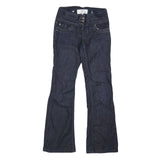 DEPT Womens Jeans Blue Regular Bootcut Denim Raw W26 L30 Stylish Comfort Fit