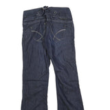 DEPT Womens Jeans Blue Regular Bootcut Denim Raw W26 L30 Stylish Comfort Fit