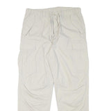 H&M Mens Cotton Blend Beige Regular Fit Cargo Trousers W30 L28 Casual Outdoor