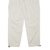 H&M Mens Cotton Blend Beige Regular Fit Cargo Trousers W30 L28 Casual Outdoor