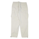 H&M Mens Cotton Blend Beige Regular Fit Cargo Trousers W30 L28 Casual Outdoor