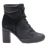 TIMBERLAND Lace-Up Boots Black Leather Womens UK 4.5