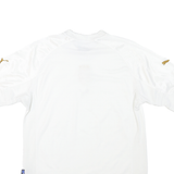 PUMA Mens White Italia Football Shirt XL Short Sleeve Crew Neck Polyester Jersey