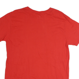 FANATICS Mens Red Graphic T-Shirt L Short Sleeve Crew Neck Cotton Casual