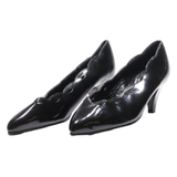 FIRENZE Pump Heels Black Leather Womens UK 5