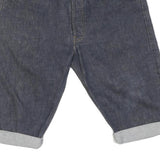 LEVI'S Mens Shorts Blue Denim Casual L W32 Rolled Hem Classic Fit