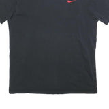 NIKE Mens Black L T-Shirt Short Sleeve Crew Neck Cotton Casual Sportswear