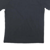 NIKE Mens Black L T-Shirt Short Sleeve Crew Neck Cotton Casual Sportswear