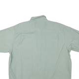 WRANGLER Mens Green Cotton Blend Casual Shirt XL Button Pocket Workwear Relaxed