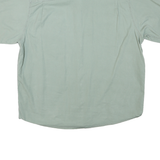 WRANGLER Mens Green Cotton Blend Casual Shirt XL Button Pocket Workwear Relaxed
