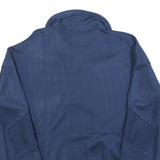 H CLUB Mens Blue Casual Jacket L Cotton Blend Plain Zip Closure Sports Leisure