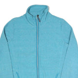 SNOW TECH Womens Blue Jacket M Polyester Blend Plain Zip Lightweight Casual