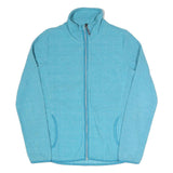 SNOW TECH Womens Blue Jacket M Polyester Blend Plain Zip Lightweight Casual