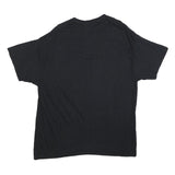 GILDAN Mens Black Logan Webb Graphic T-Shirt XL Short Sleeve Crew Neck Baseball