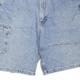 WRANGLER Mens Denim Blue Cargo Shorts XL W38 Cotton Blend Casual Pocketed