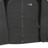 THE NORTH FACE Mens Black & Grey Zip Jacket L Polyester Blend Outdoor Casual