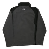 THE NORTH FACE Mens Black & Grey Zip Jacket L Polyester Blend Outdoor Casual