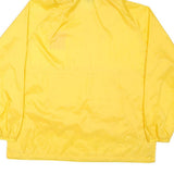 HARRITON Mens Yellow Nylon Hooded Zip Jacket XL Plain Best Time Ever Print