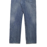 LEVI'S Mens Jeans Blue Regular Straight Denim Medium W35 L32 Classic Cotton