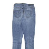 LEVI'S Womens Slim Blue Denim Light Woven Jeans W26 L29 High Rise Skinny
