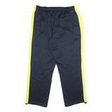 NIKE Mens Joggers Navy Blue & Yellow Slim Tapered 2XL W34 L29 Sportswear