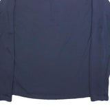 NIKE Mens Navy Blue Sports Coaching 1/4 Zip M Sweatshirt Activewear