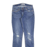 LEVI'S 524 Womens Slim Blue Denim Rinse W27 L32 Slim Fit Zip Jeans