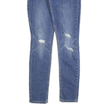 LEVI'S 524 Womens Slim Blue Denim Rinse W27 L32 Slim Fit Zip Jeans