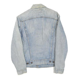 LEVI'S Womens Blue Denim Jacket S Cotton Blend Button Closure Classic Fit