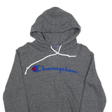 CHAMPION Mens Grey Hoodie S Cotton Blend Pullover Hooded Sweatshirt