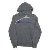 CHAMPION Mens Grey Hoodie S Cotton Blend Pullover Hooded Sweatshirt