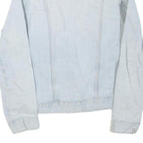 WRANGLER Womens Light Blue Denim Cotton Blend Button Jacket L Casual Classic