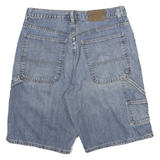 TOMMY HILFIGER Mens Denim Blue Casual Shorts XL W34 Cotton Classic Fit