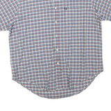 RALPH LAUREN Mens Blue Red Check Short Sleeve Shirt L Classic Cotton Blend