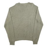 POLO RALPH LAUREN Mens Grey Plain Cotton Jumper Crew Neck Basic Knit 2XL