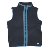 THE NORTH FACE Mens Blue Jacket M Polyester Blend Fleece Outdoor Zip Up Pocket