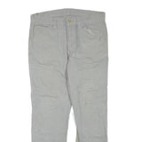 DICKIES Mens Jeans Beige Regular Straight Denim W36 L30 Cotton Blend Workwear