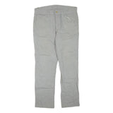 DICKIES Mens Jeans Beige Regular Straight Denim W36 L30 Cotton Blend Workwear