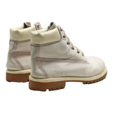 TIMBERLAND Lace-Up Boots Grey Leather Boys UK 4.5