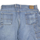 MEMBERS MARK Mens Denim Blue Casual Shorts XL W40 Cotton Blend Relaxed Fit