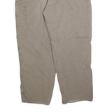 CARHARTT Mens Brown Cotton Blend Woven Relaxed Fit Straight Leg W44 L32 Workwear