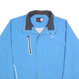 BJORN SON Mens Blue Zip Up Jacket 3XL Polyester Blend Outdoor Classic Casual