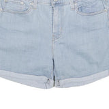 LEVI'S Womens Denim Light Blue Casual Shorts M W29 Summer Roll Hem