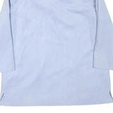 LE TEMPS D'HARVEY Womens Pale Blue Button Jacket L Polyester Blend Tailored