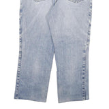 CARHARTT Mens Regular Fit Blue Denim Jeans W34 L28 Distressed Cotton Blend Zip