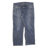 CARHARTT Mens Jeans Blue Regular Straight Denim Medium W34 L28 Classic Fit Zip