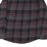ORVIS Mens Red & Grey Check Shirt M Cotton Blend Long Sleeve Casual